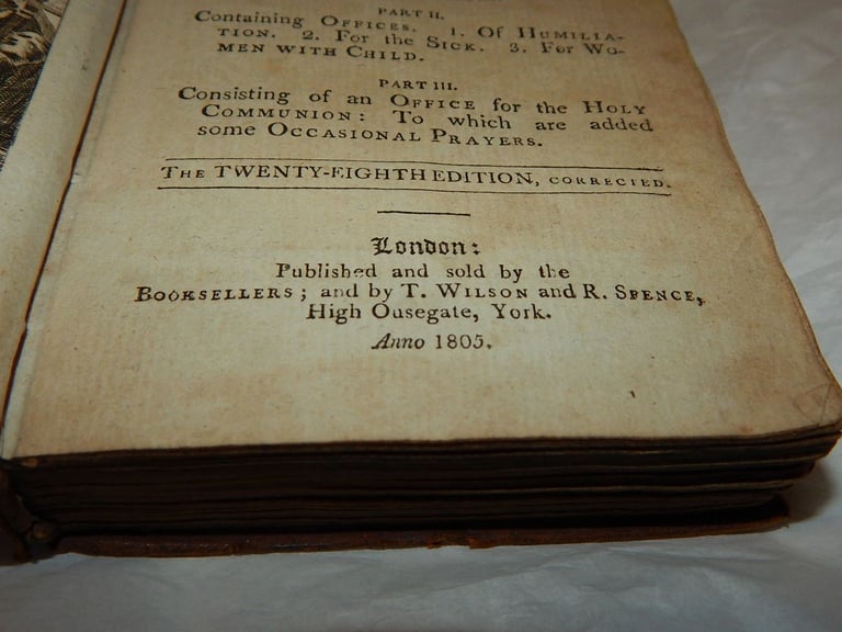 A New Manual of Devotions In Three Parts Published 1805