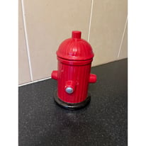 Red fire hydrant jar