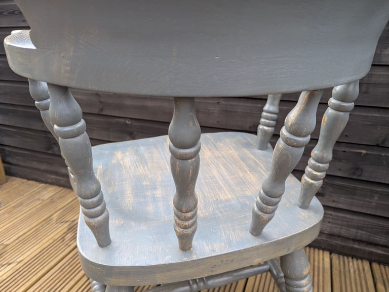 For Sale a pair of Solid oak Captain's Chairs