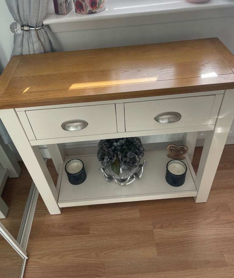 image for Oak top console