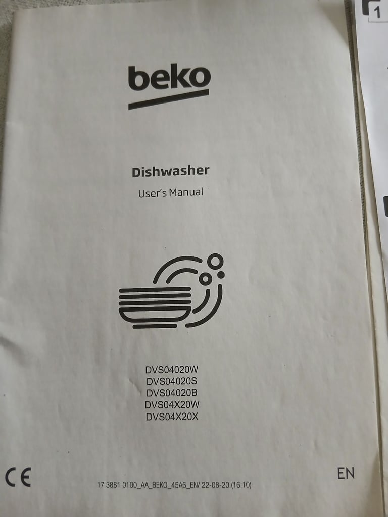 Slimline dishwasher 