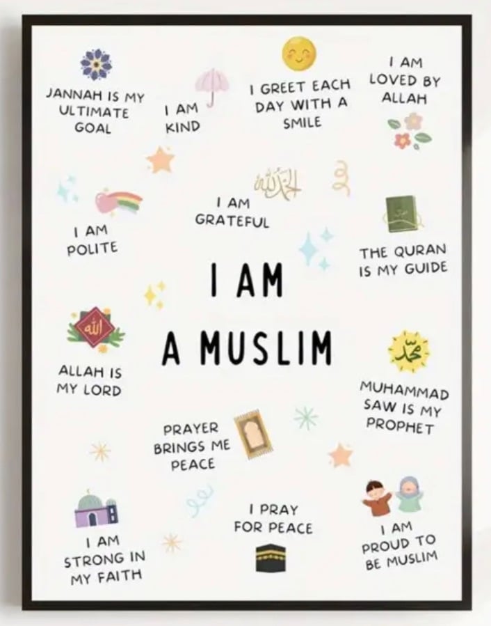 image for Inspirational Islamic Affirmations — Perfect Gift for Young Muslims