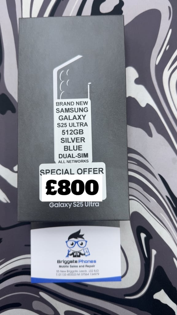 image for SAMSUNG GALAXY S25 ULTR 512GB BRAND NEW SEALED ONE YEAR WARRANTY UNLOCKED 