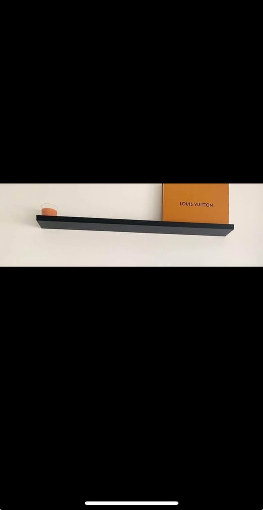 IKEA Black picture shelf