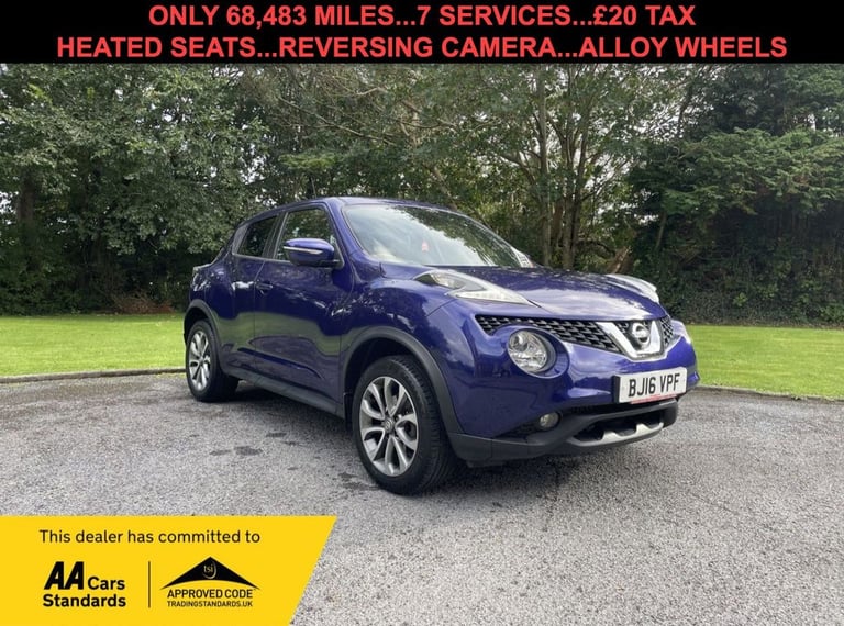 image for 2016 16 NISSAN JUKE 1.5 DCI TEKNA SUV 5DR DIESEL MANUAL EURO 6 (S/S) (110 PS) DI