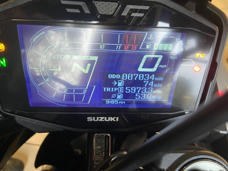 Suzuki GSXS 1000 Katana, only 7000 miles with Samurai extras.