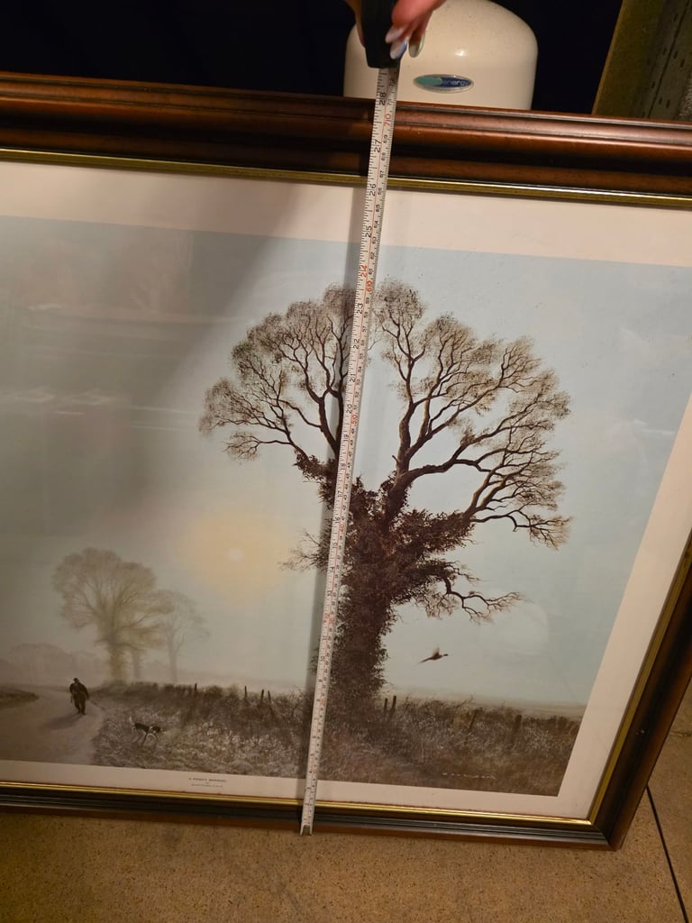 A Frosty Morning Print & Frame by Gerald Coulson