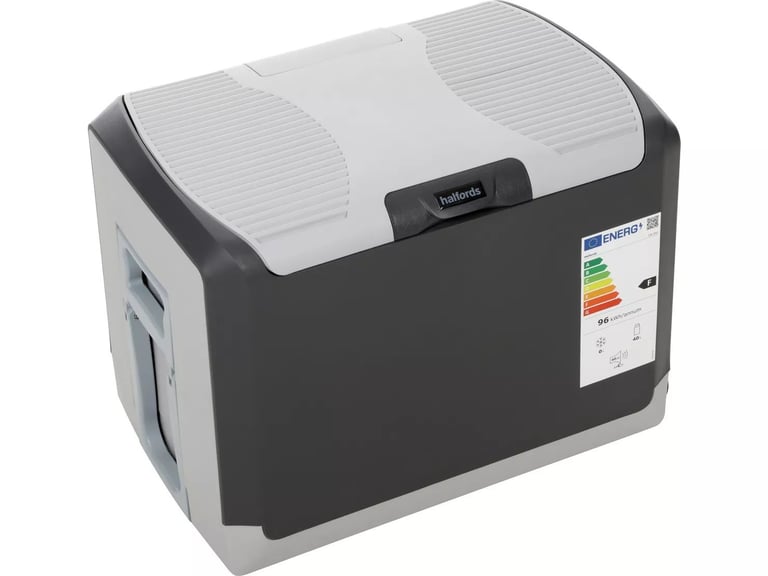 image for Halfords 12,24 & 240v camping fridge complete with Mains lead 