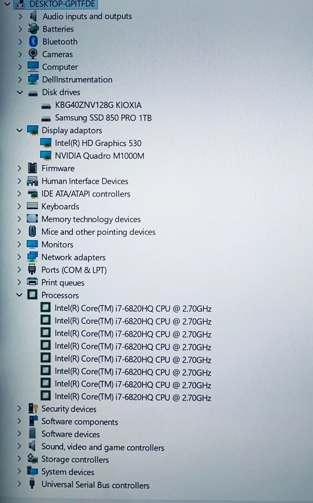 4K Dell i7 64GB Ram 1TB SSD+ High Spec WorkStation UltraFast Gaming/Editing/CAD Laptop