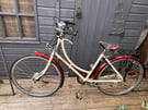 Beautiful Woman&#039;s Pashley bike with basket and leather seat