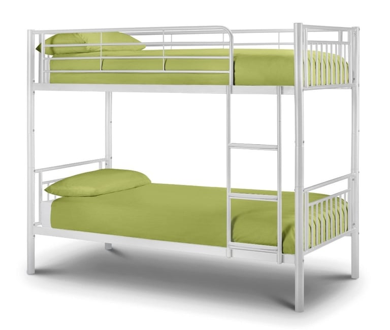 single size frames free delivery metal bunk bed and mattress in Grays