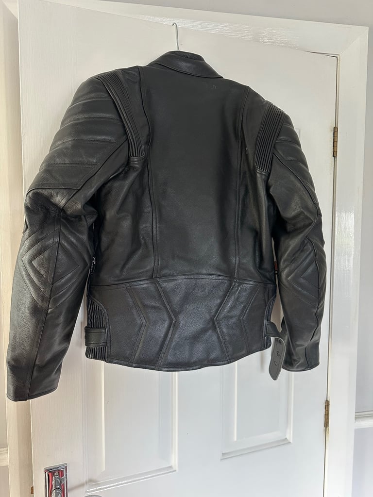 RS leather biker jacket