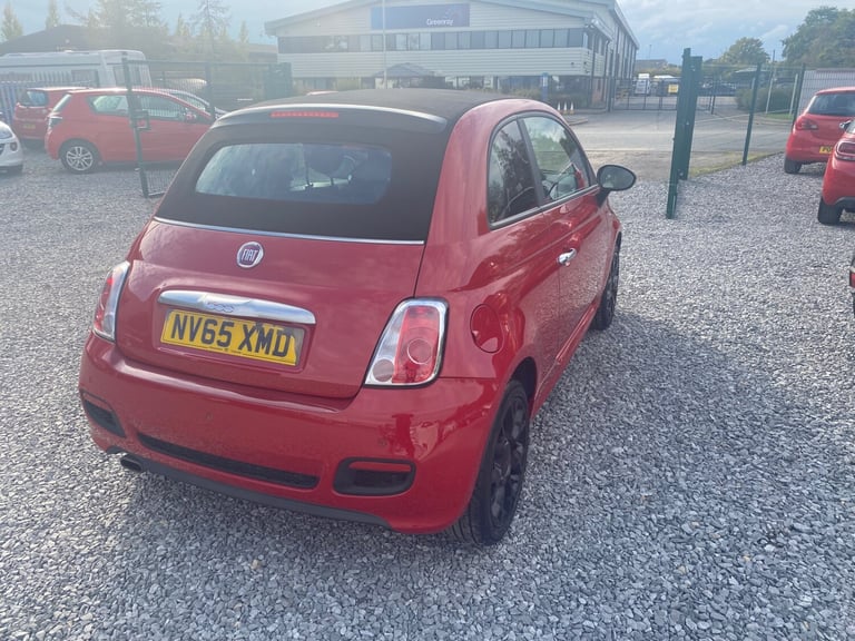 2016 Fiat 500 1.2 S 2dr CONVERTIBLE Petrol Manual