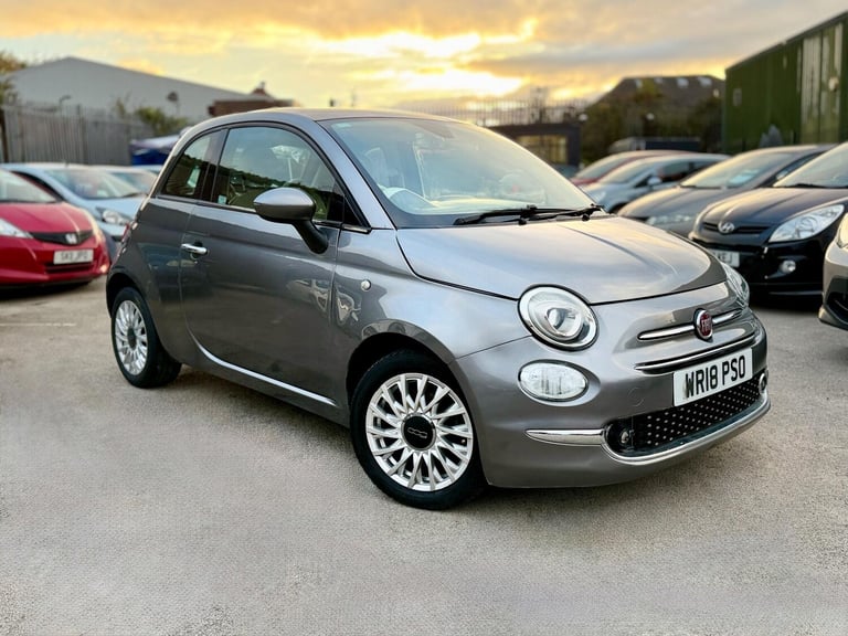 2018 Fiat 500 1.2 Lounge Euro 6 (s/s) 3dr HATCHBACK Petrol Manual