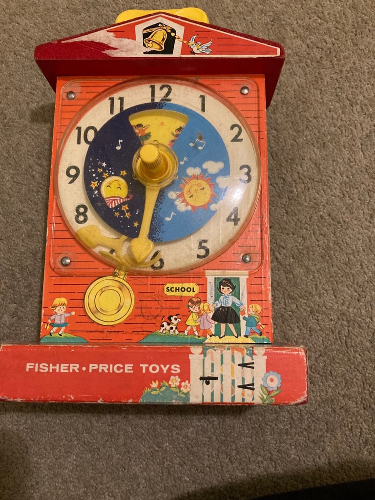 image for Fisher-Price musical box teaching clock