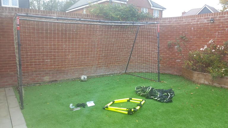 image for Forza 12 x 6 steel42 net world sport football goal post 