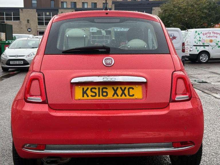 2016 Fiat 500 1.2 Lounge Euro 6 (s/s) 3dr HATCHBACK Petrol Manual