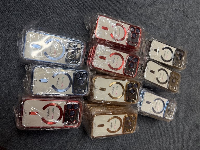 Joblot/wholesale of 500 iPhone 17 magsafe cases all 4 variants mix , in 4 beautiful colours