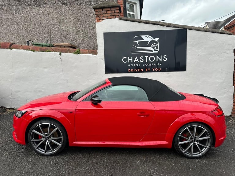 AUDI TT Convertible Red S-Line Black Edition Manual Petrol 2018