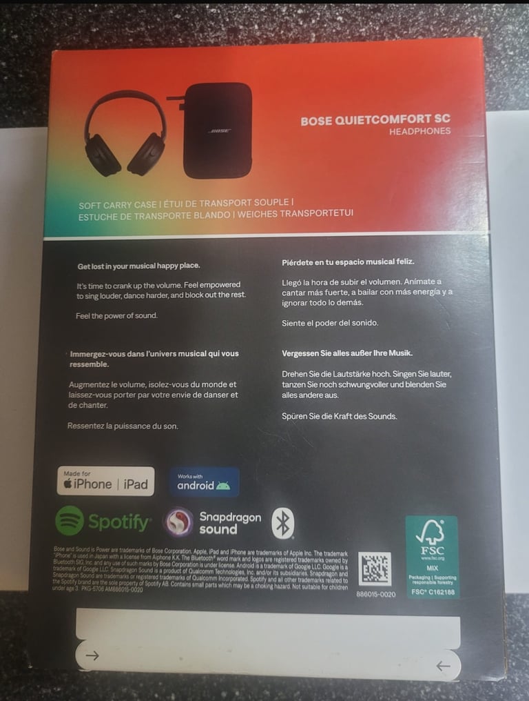 BOSE QuietComfort SC Headphones
