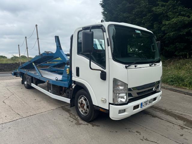 2017 67 ISUZU N75.190 Euro 6 twin deck car transporter winch air con