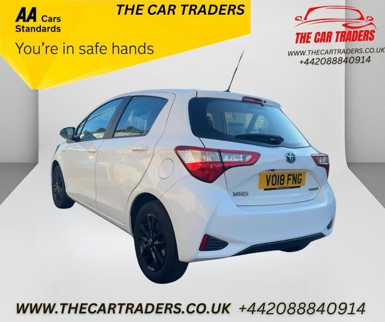 2018 Toyota Yaris 1.5 VVT-h Icon Tech Hatchback 5dr Petrol Hybrid E-CVT Euro 6 (s/s) (100 ps) Hat...