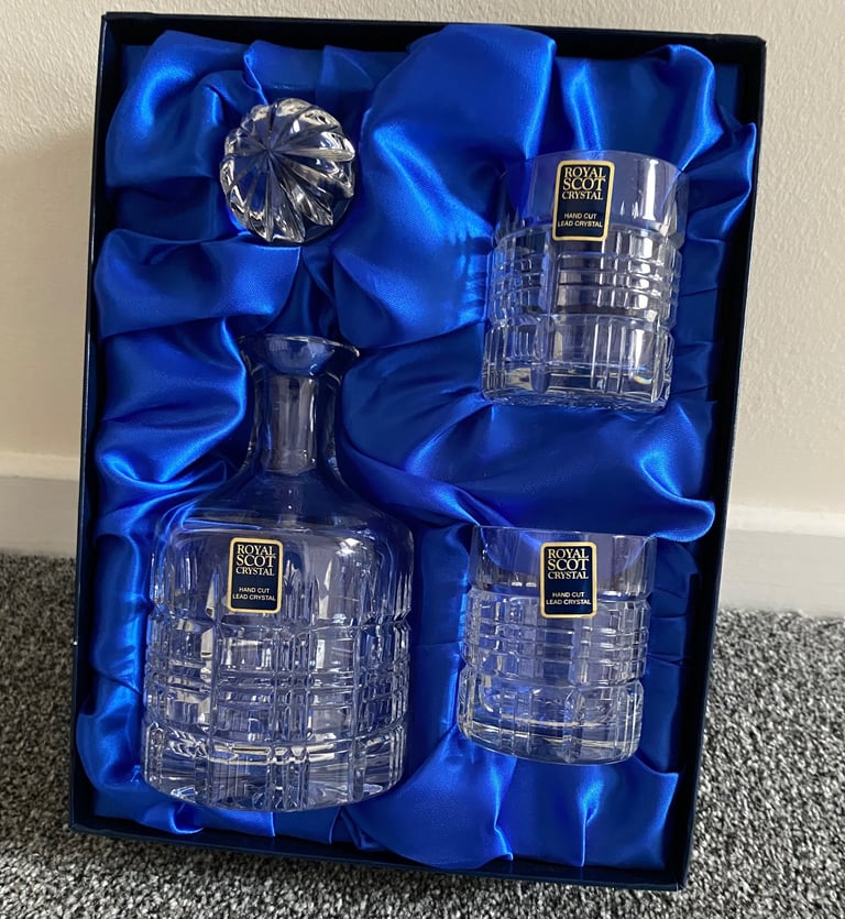 image for Royal Scot Crystal Decanter & Whisky Glasses