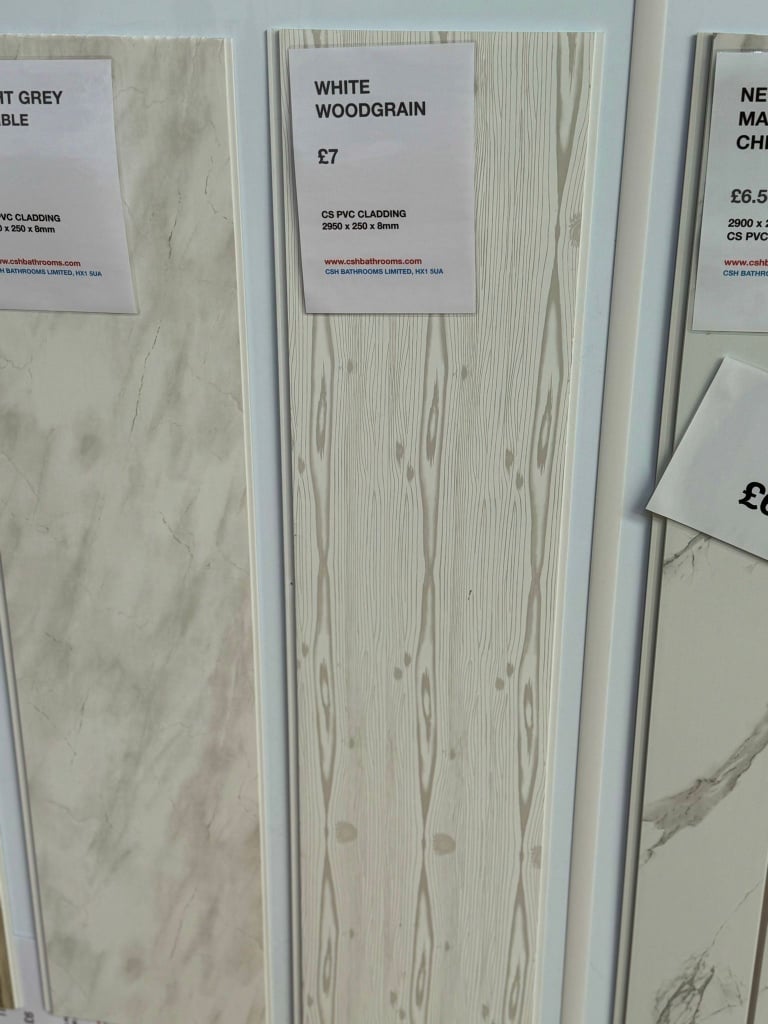 wet wall CS PVC PANELS 2400x1000x10mm, bathroom cladding, CSH Bathroom