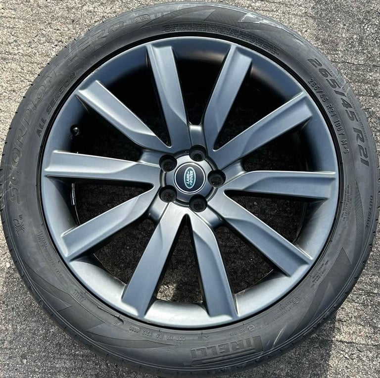 21" GENUINE RANGE ROVER VELAR ALLOY WHEELS & TYRES 5x108