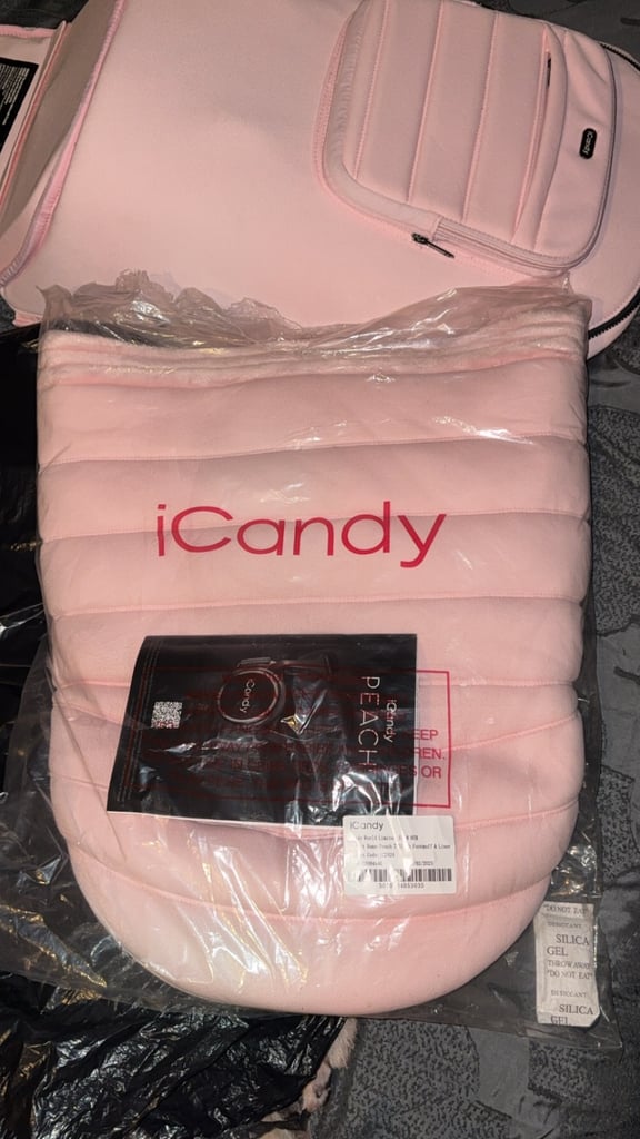 Icandy pink pram