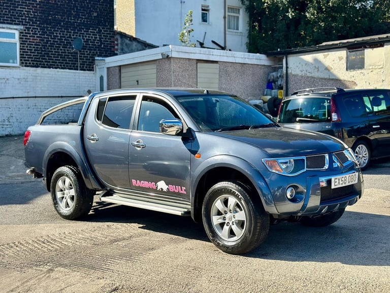 2008 Mitsubishi L200 Double Cab DI-D Raging Bull 4WD 134Bhp PICK UP Diesel Manual