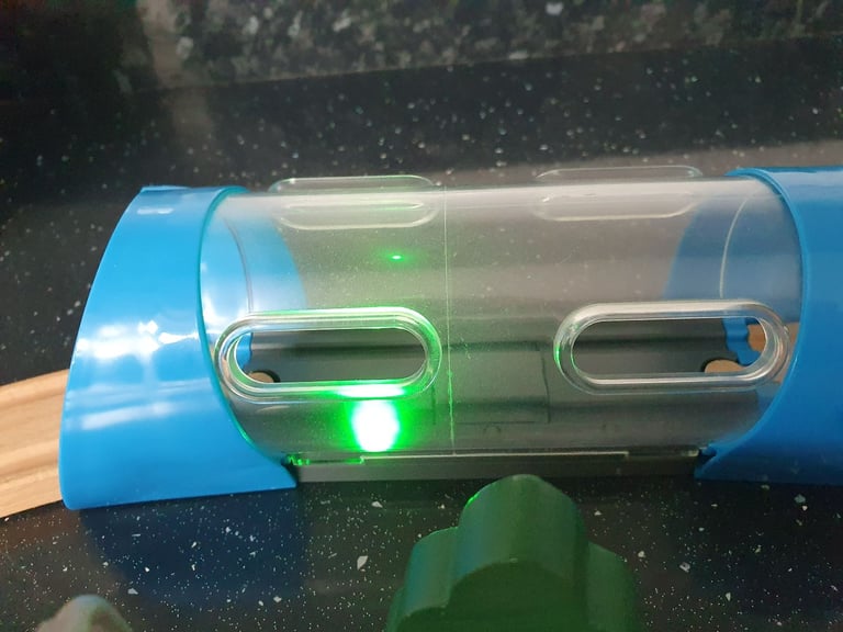 Play Tive Railway Set City Express Wooden Train Set lights sounds USB Battery train