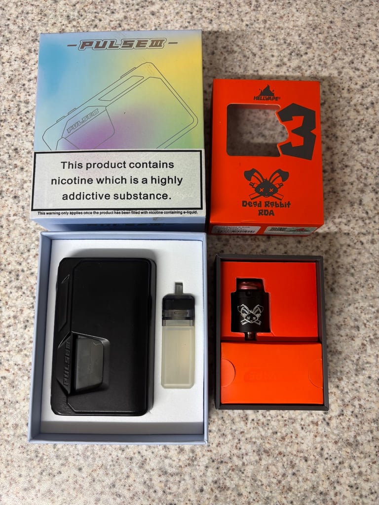 Vape mod Squonk pulse 3 dr rda