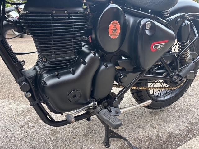 2022 ROYAL ENFIELD CLASSIC 350CC E5 STEALTH BLACK USED 