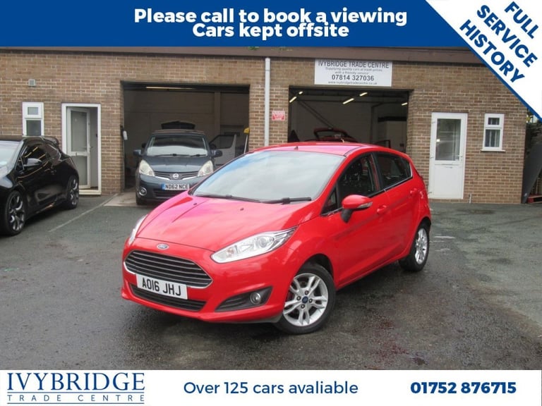 image for 2016 16 FORD FIESTA 1.25 ZETEC HATCHBACK 5DR PETROL MANUAL EURO 6 (82 PS)