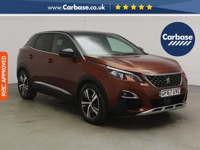 2018 Peugeot 3008 1.6 THP GT Line SUV 5dr Petrol EAT Euro 6 (s/s) (165 ps) SUV PETROL Automatic