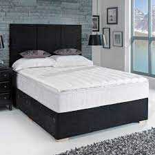 Double Bed Base With Headboard & Firm Mattress