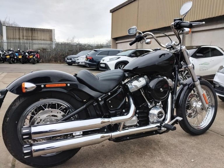 2021 21 HARLEY DAVIDSON FXST SOFTAIL STANDARD 1745 CUSTOM CRUISER BLACK- INC VAT