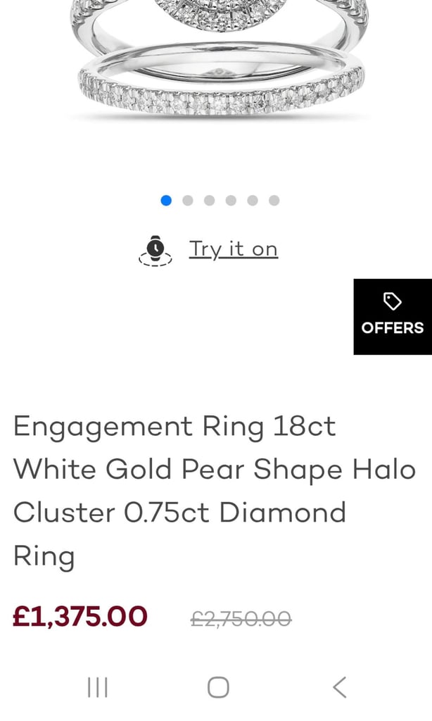 Engagement ring/Wedding ring set