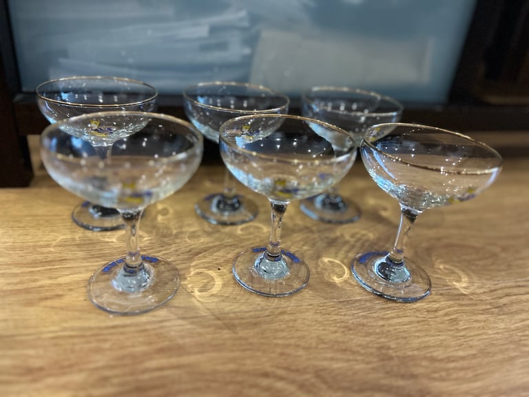 Vintage babycham glass full set 