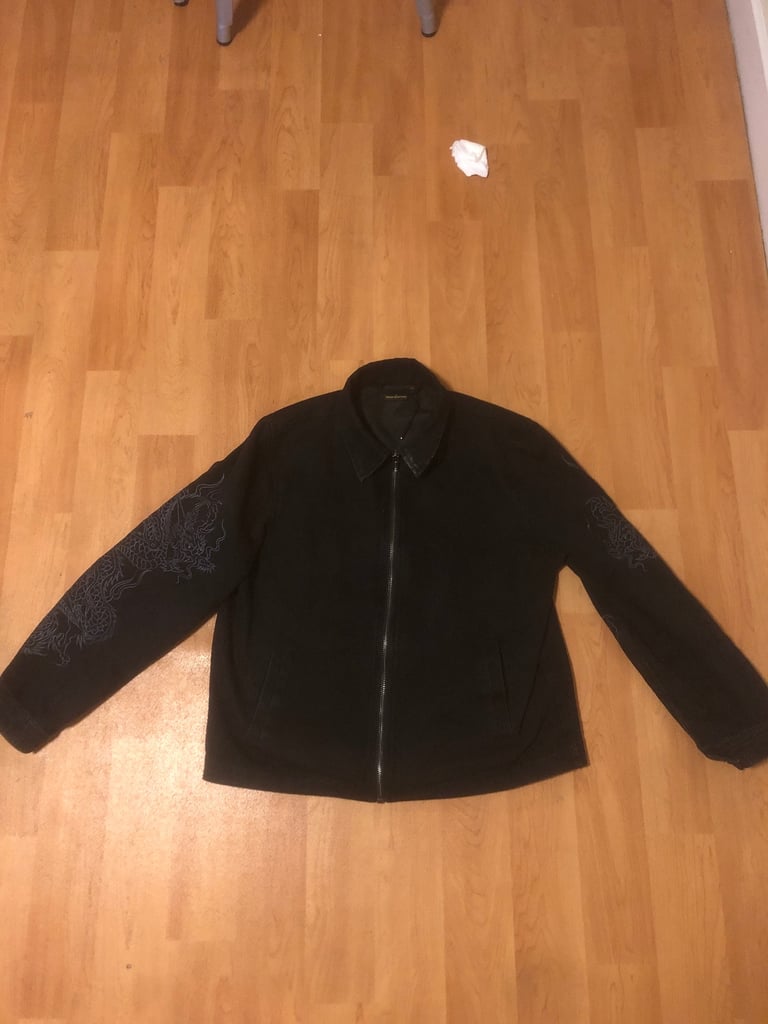 ED HARDY X URBAN OUTFITTERS DENIM JACKET BARELY WORN