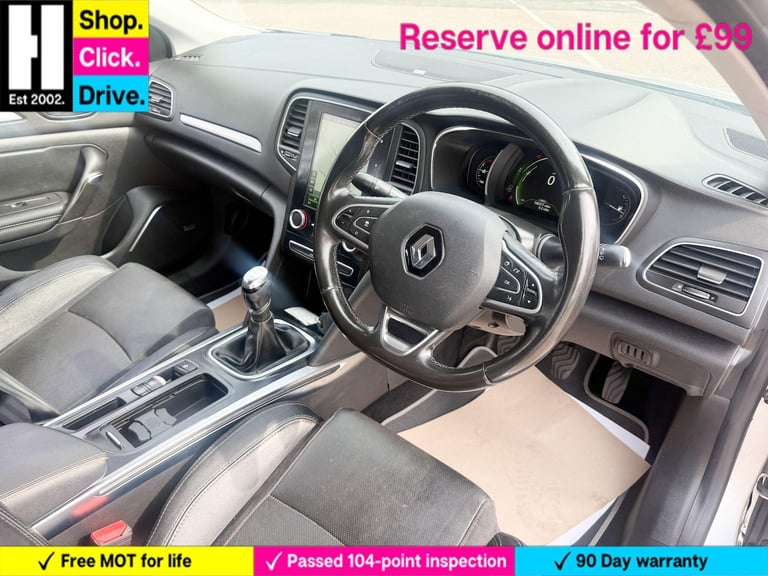 2016 Renault Megane 1.6 dCi Signature Nav Euro 6 (s/s) 5dr HATCHBACK Diesel Manual