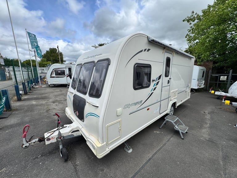 BAILEY OLYMPUS 464 2010 MODEL 4 BERTH FIXED BED TOURING CARAVAN