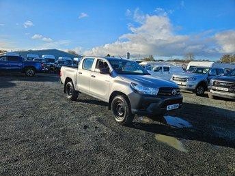  2020 ON 20 PLATE TOYOTA HILUX ACTIVE D-4D 4WD 2400CC DOUBLE CAB PICK UP ULEZ 