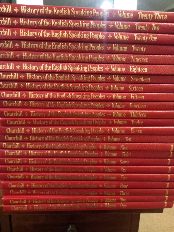 Churchill History of the English Speaking peoples. All 23 volumes 