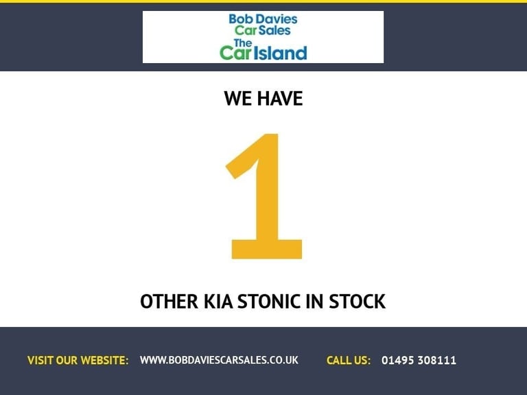 2019 69 KIA STONIC 1.0 T-GDI MAXX SUV 5DR PETROL MANUAL EURO 6 (S/S) (118 BHP)