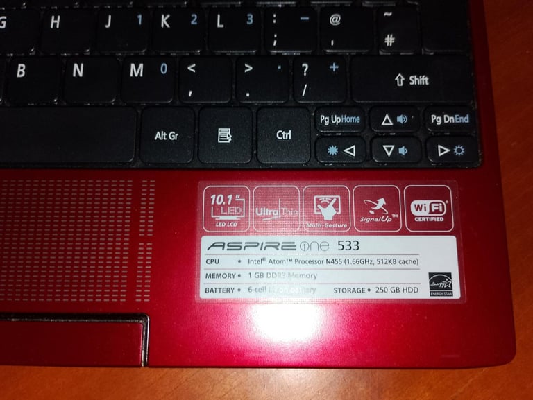 Acer Aspire One 533 Netbook 10.1 Laptop
