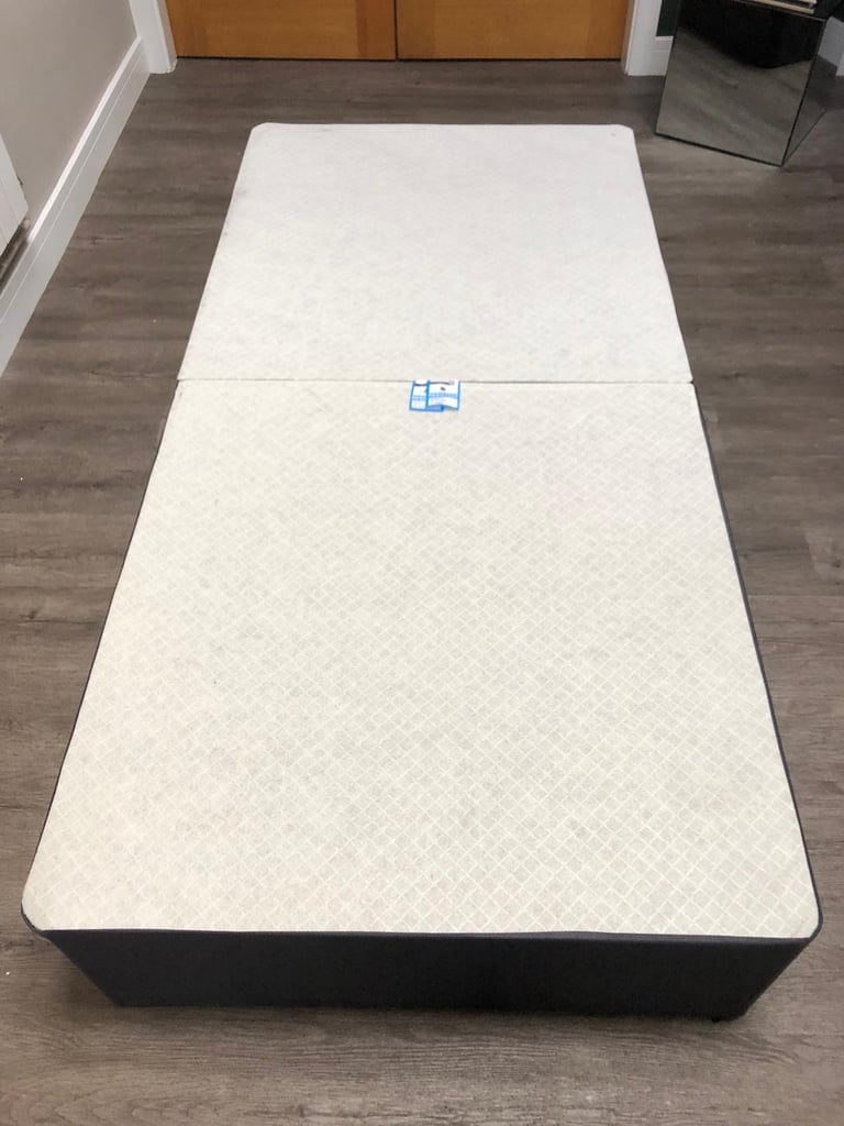 6ft Single Bed Base - Bamboo Sprung Mattress 