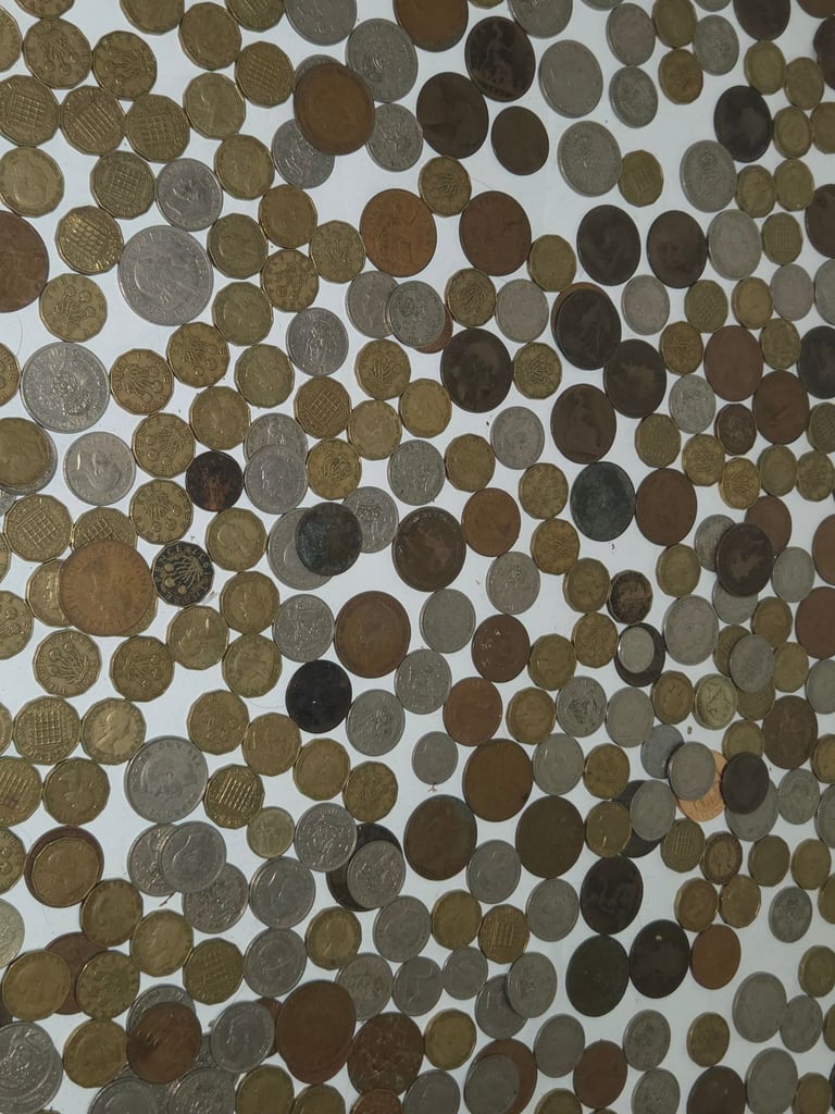 Joblot of old coins