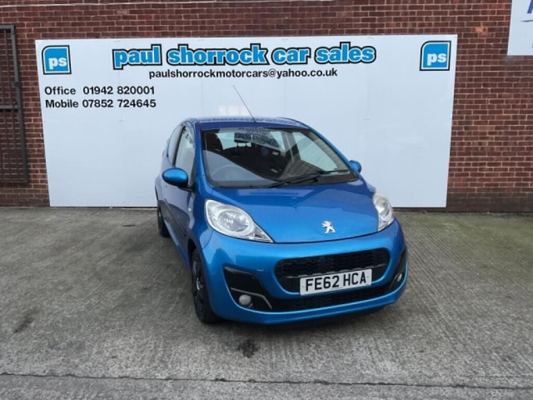 image for 2012 Peugeot 107 1.0 ACTIVE 3DR Manual Hatchback Petrol Manual